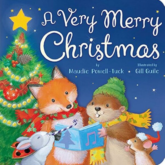 A Very Merry Christmas Children's Board Book by Maudie Powell-Tuck - Picture 1 of 4